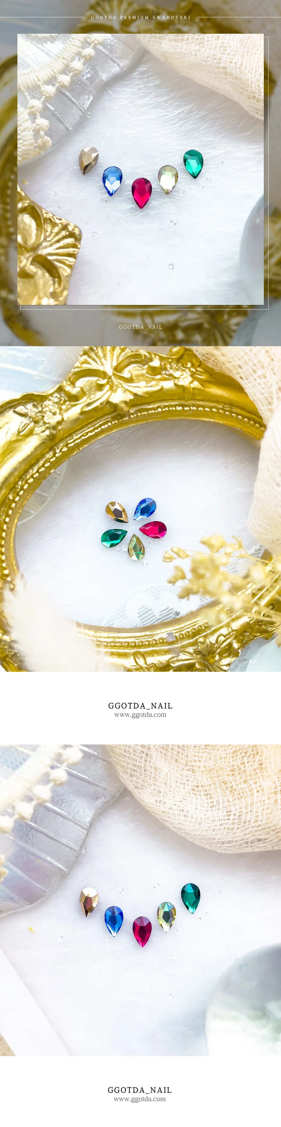 스와로브스키 2303 페어 물방울 - 8x5mm 20 color (F) 상세5