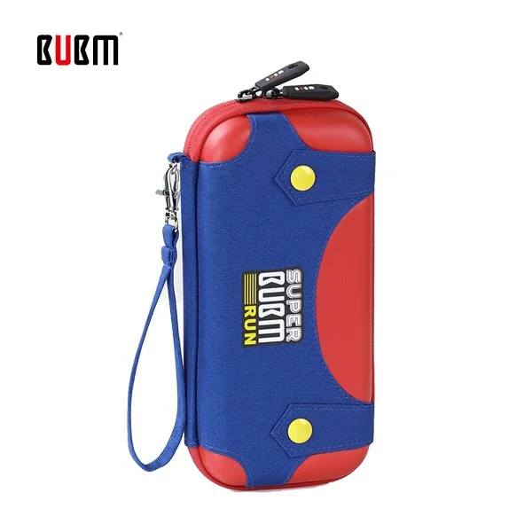 Bubm 마리오 닌텐도스위치 휴대용 수납 케이스 파우치