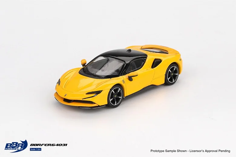 페라리 SF90 Giallo Modena 1대64 다이캐스트 피규어 모형 프라모델 상세5
