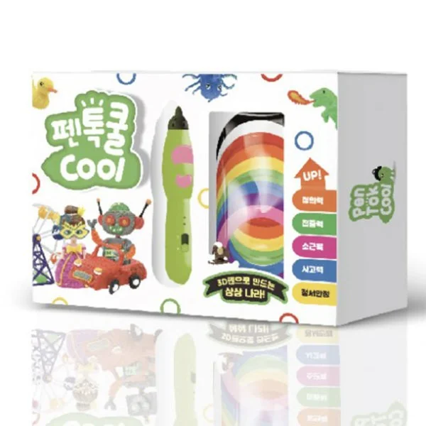 펜톡쿨 cool 3D펜 저온 다양한 색상 패키지 드로잉