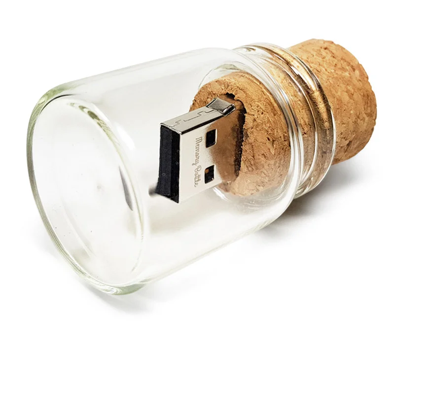 보틀 코르크바디 유리커버 usb PC 메모리 8G 8기가 상세5