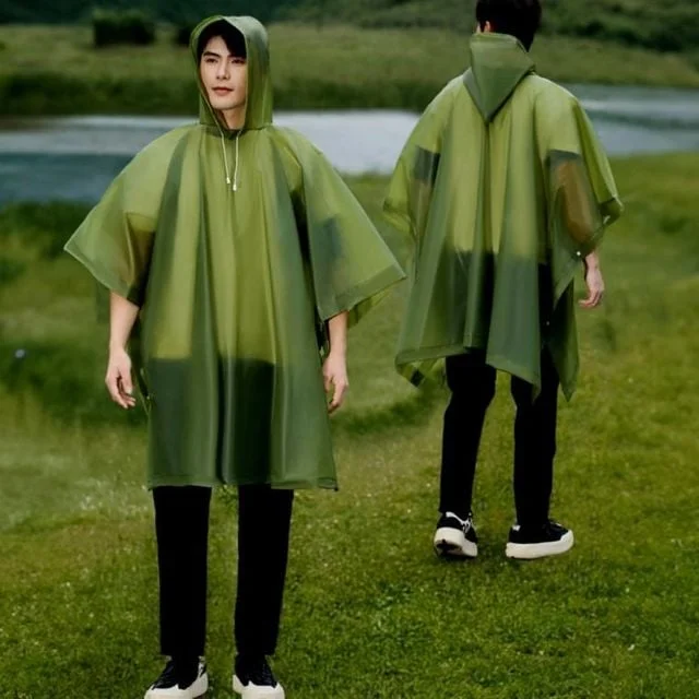 경량 판초 우비 레인코트 남성 여성 공용 I 골프