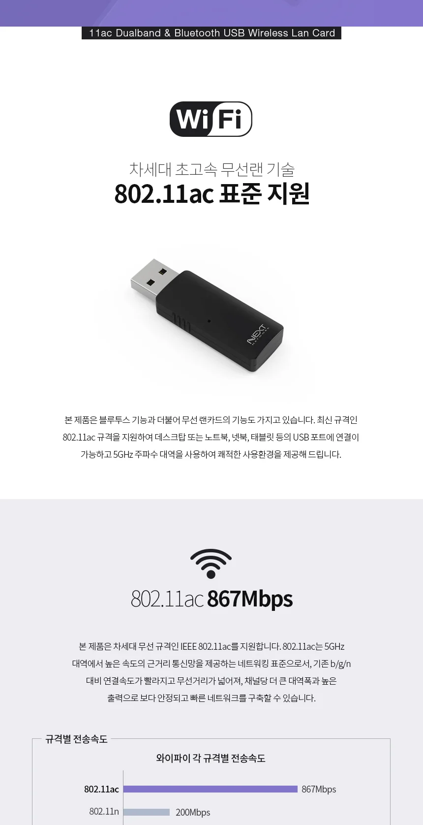 루미나D 랜카드 블루투스 무선 휴대 wifi 와이파이 가정용 사무실 상세7
