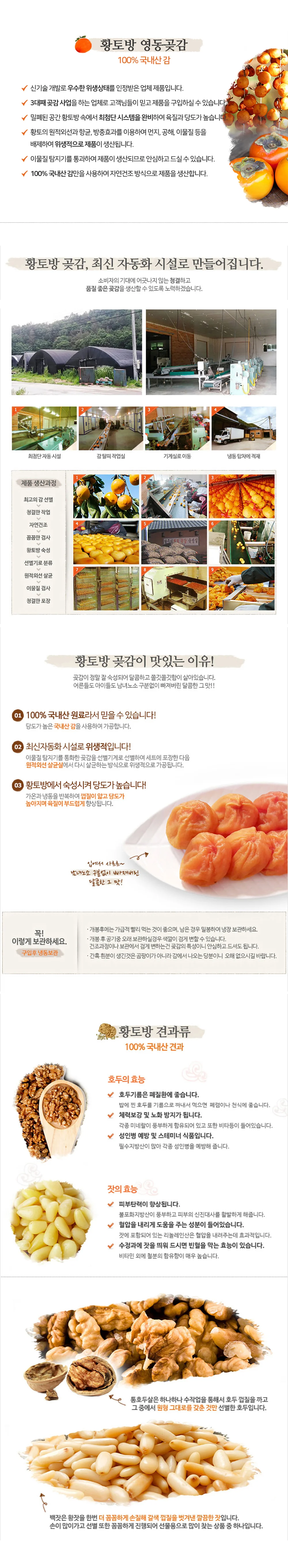곶감 추석 잣 호두 1.18kg 명절영동 세트 선물 상세5