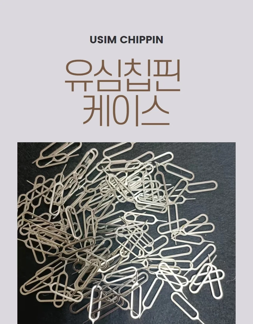수납 키 휴대폰 칩 핀 교체핀 도구 추출핀 제 상세1