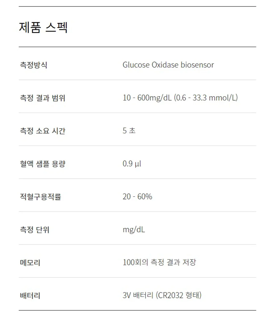 SD체크골드 플러스 혈당계+혈당지100매+솜100+침110 상세4