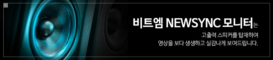 Newsync B205H 프리싱크 HDR 무결점 모니터 상세1