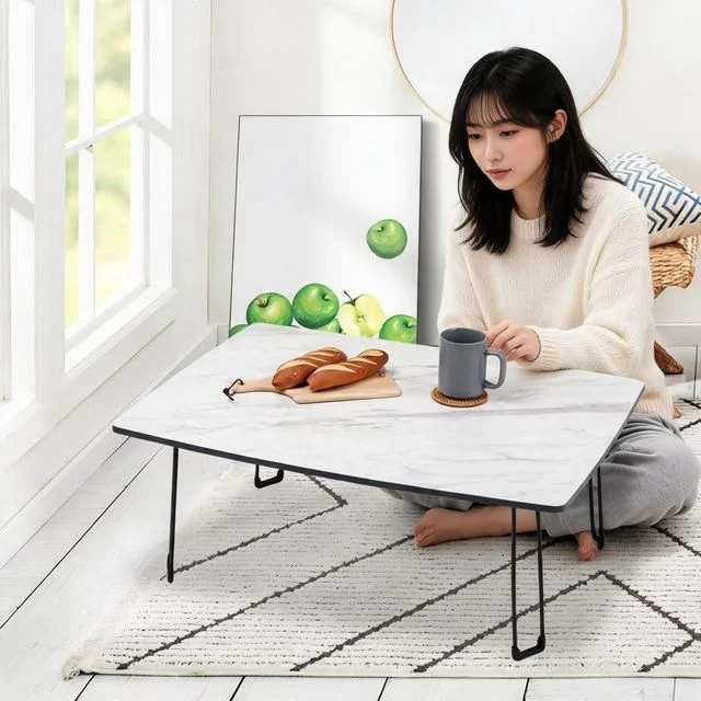 좌식 접이식 테이블 1인용 소형 밥상 거실 혼술상 혼밥상 간식 상 찻상 공부상 좌탁