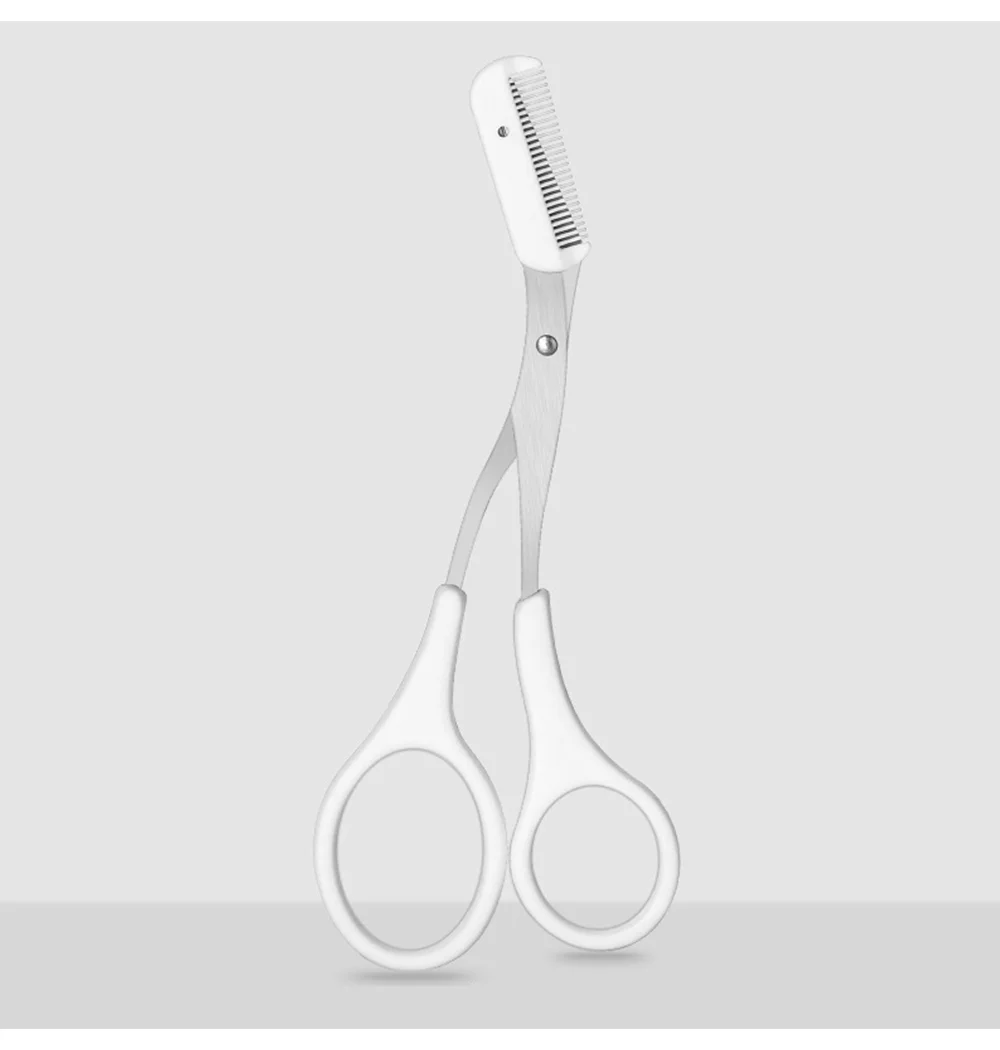 빗달린 눈썹 정리 숱 가위 스테인레스 상세2