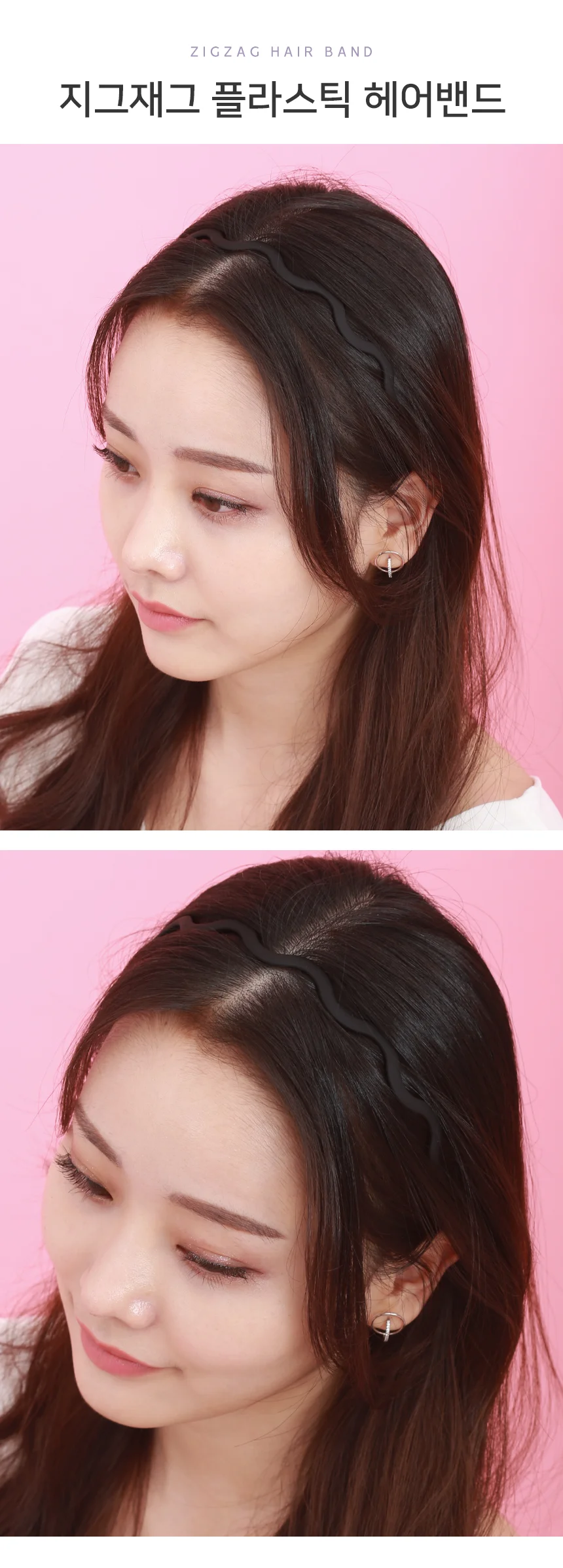플라워 블루밍 헤어집게핀 10 여성머리띠 헤어밴드 데일리머리띠 상세2