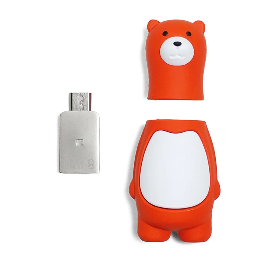 맘모스 매머드 GU2300 128G 베어 OTG USB 오렌지 상세4