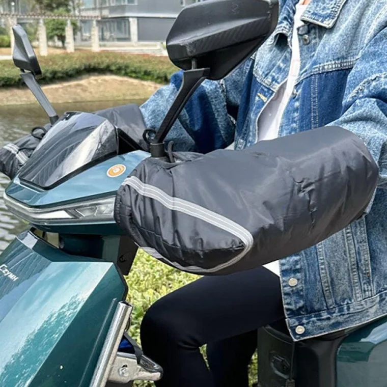 겨울 이륜 오토바이 배달 손잡이 방수 방온 커버 장갑 이륜차 바이크 방한 차방온 용품