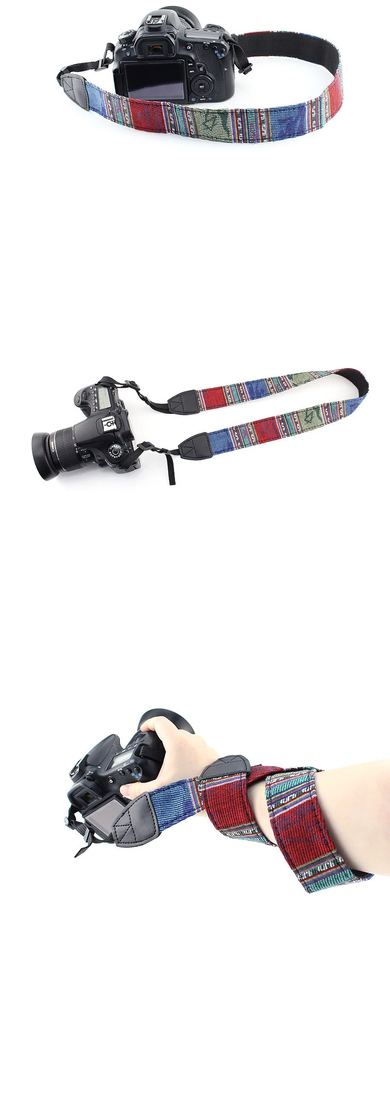 DSLR 카메라 어깨 넥 스트랩 파나소닉 니콘 펜탁스 호환 상세4