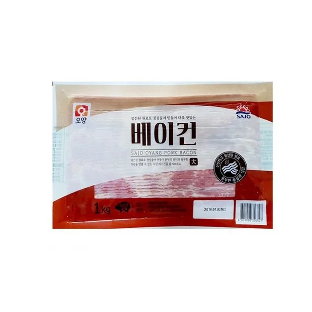 사조오양 베이컨 냉동 1kg 샌드위치베이컨 훈제베이컨 냉동베이컨