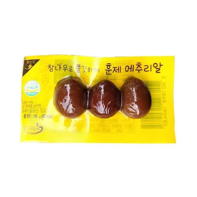 참나무 쫄깃 훈제 메추리알 간식 계란 훈제란 15g 20개 편의점메추리알