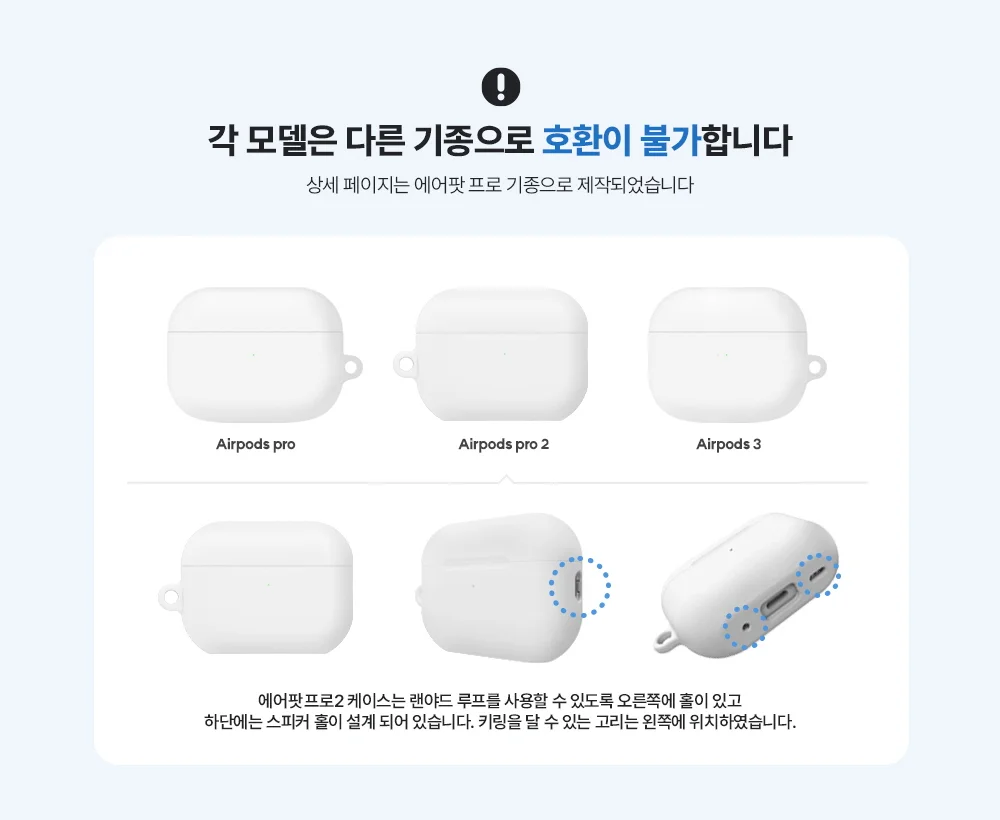 트라이코지 리틀티노 와글와글 하드케이스 에어팟 프로 2 3 4세대 상세1