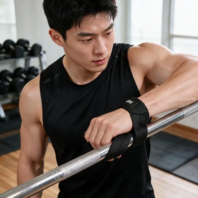 웨이트 스트랩 고중량 헬스 손목 리프팅 보디빌딩 헬스장 근력 운동 장비