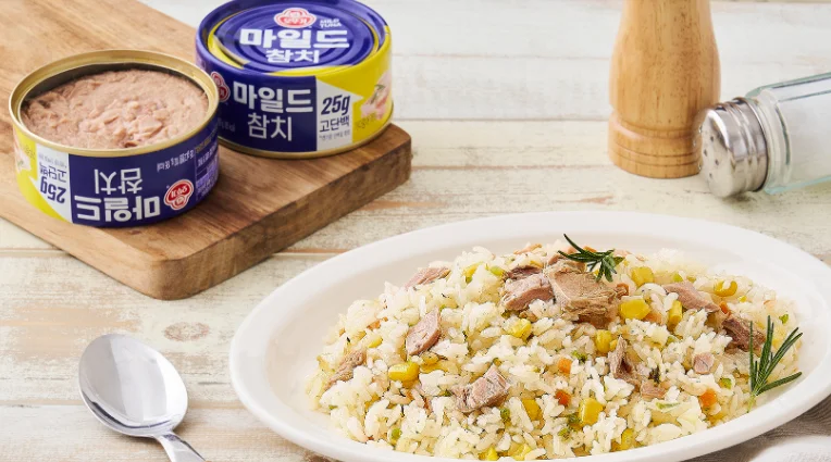 오뚜기 마일드 참치 135g x 8캔 고단백 저칼로리 참치캔 상세5