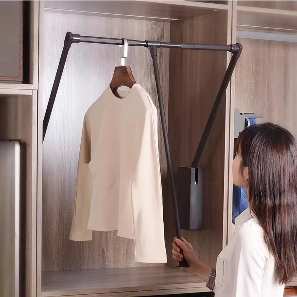 공간활용 내려오는 옷장 행거(55-70cm)(색상)