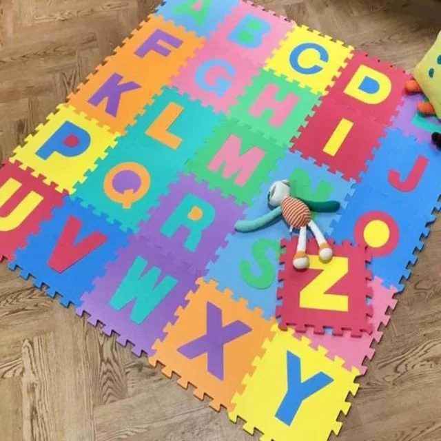 DK 영어 퍼즐매트 26P 30x30cm 키즈카페매트 소음방지매트