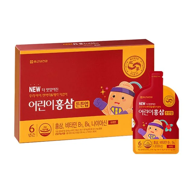 종근당건강 어린이홍삼 튼튼업 20ml x 30개입 1세트