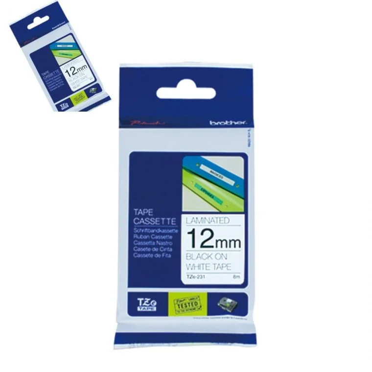 라벨프린터테이프 36mm 라벨기호환 빨간배경검정글씨 라벨지 주방네임테이프리필 네임라벨기 스티커라벨지