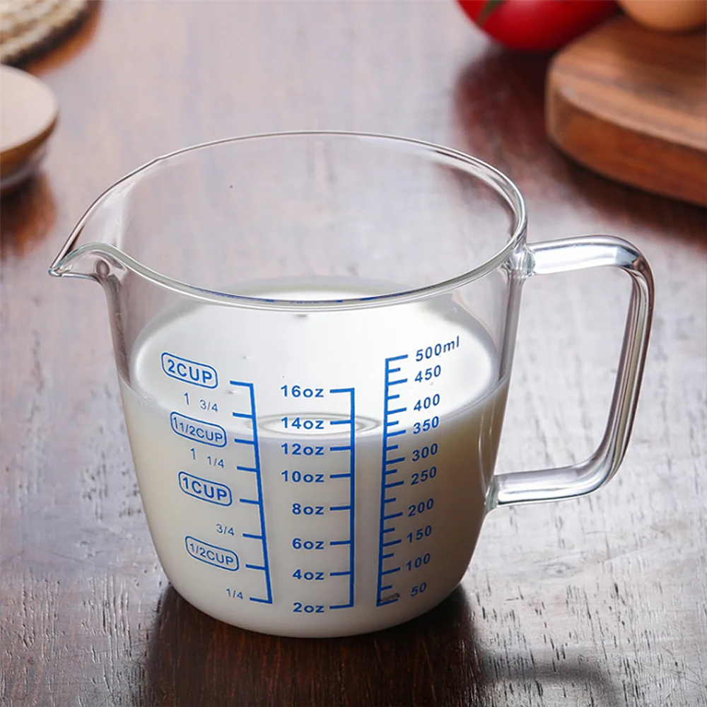 유리 계량컵 500ml/ 이유식 눈금컵