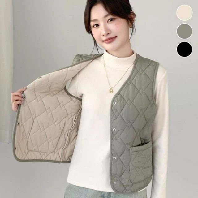 패딩조끼 경량 기모안감 포켓 조끼