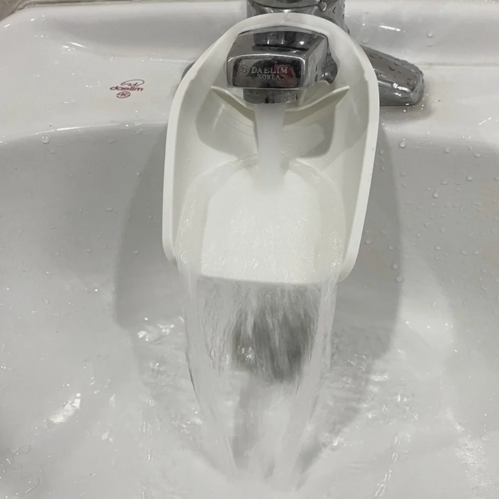 수도꼭지 연장탭 세면대 익스 텐더 화이트 상세4