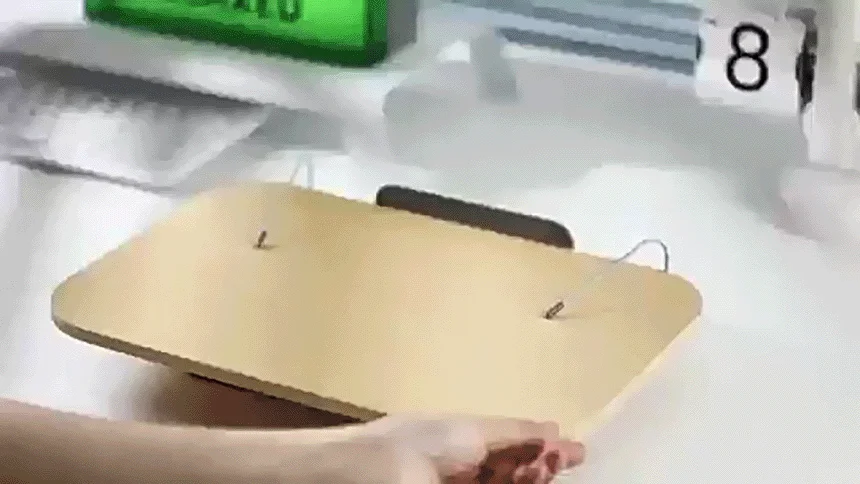 우드독서대 접이식 거치대 휴대용 태블릿 스탠드 책받침대 원목 각도 상세2
