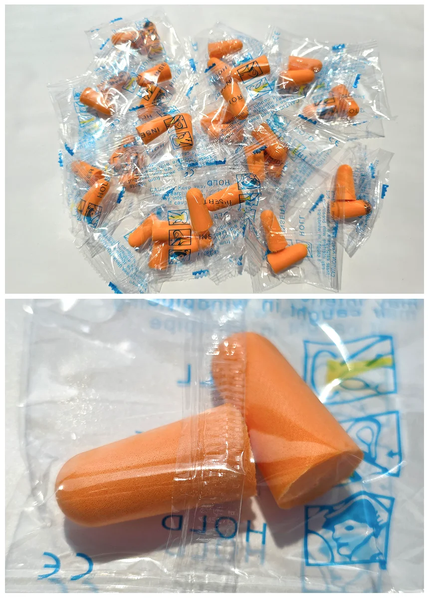 귀마개 수면용 작업용 스펀지 귀마개 공부용 상세1