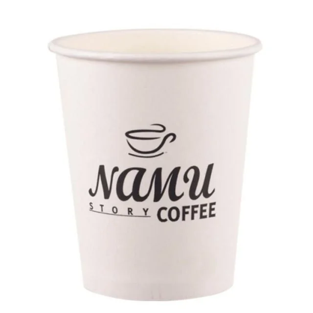 국산 일회용 핫 종이컵 10P 10온스 300ml 테이크아웃 컵