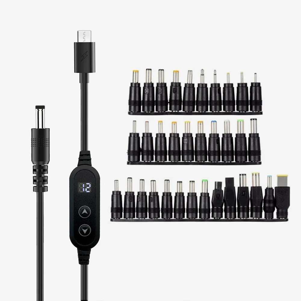 60W PD C to DC 변환 케이블 젠더 34종 세트 DC젠더