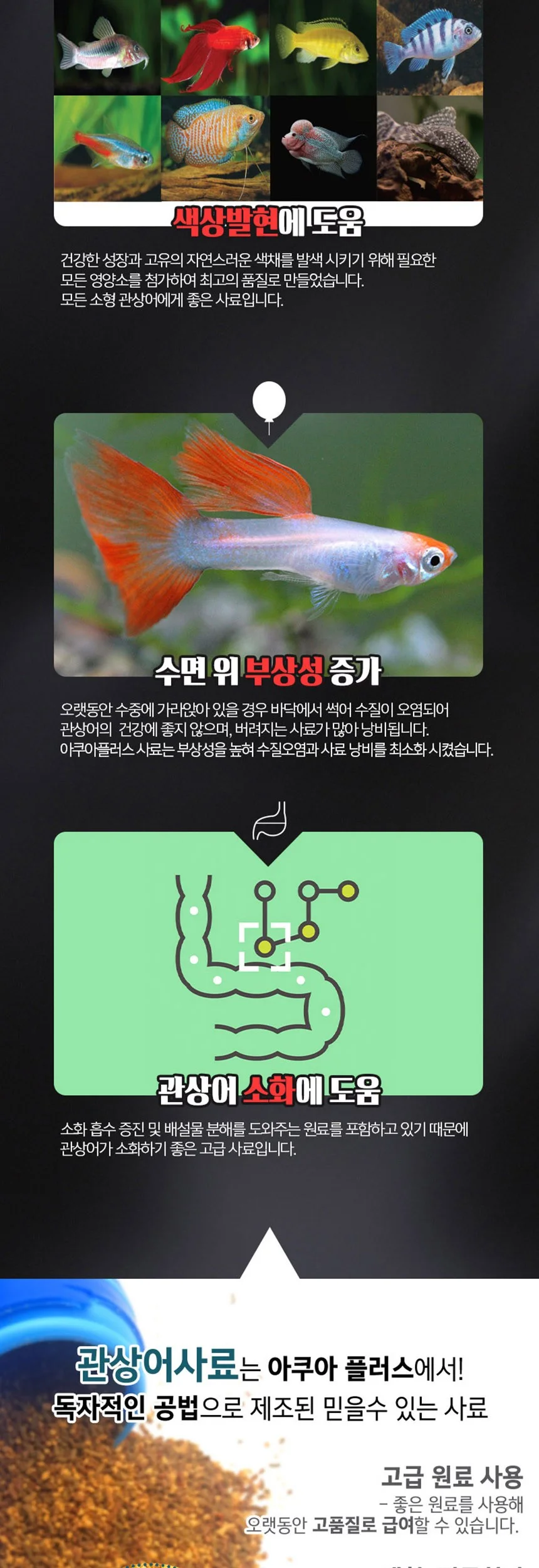 50g 관상어 사료 관상어사료 열대어키우기 열대어사료 상세4