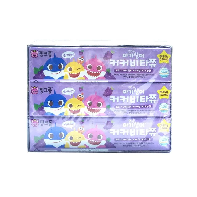 핑크퐁 커커 비타쮸 포도맛 28g x 15개