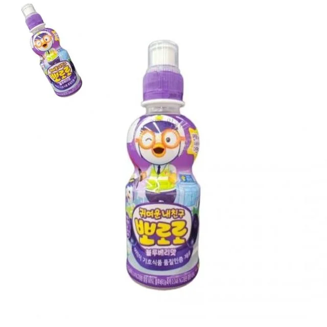 뽀로로 블루베리 235ml x 24개입 음료 어린이 음료수 어린이음료 블루베리주스 유아전용 가정용