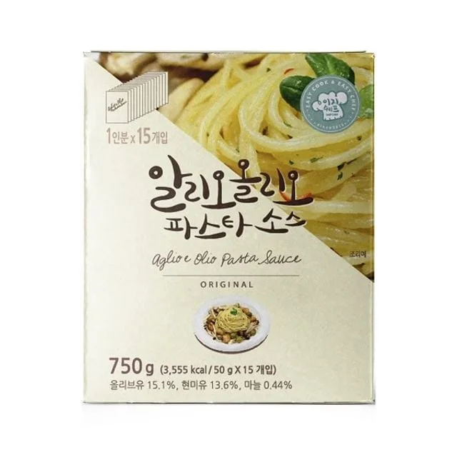 이지쉐프 알리오올리오 파스타 소스 50g x 15개입 x2박스