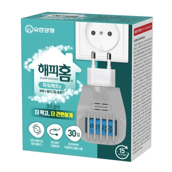 해피홈 파워매트S 30매+ 플러그형 훈증기