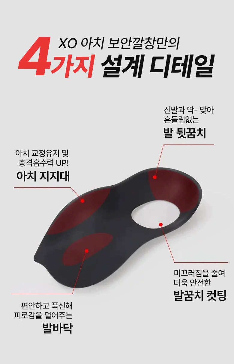 발바닥아치 깔창 아치형 아치보호 발바닥패드 상세5