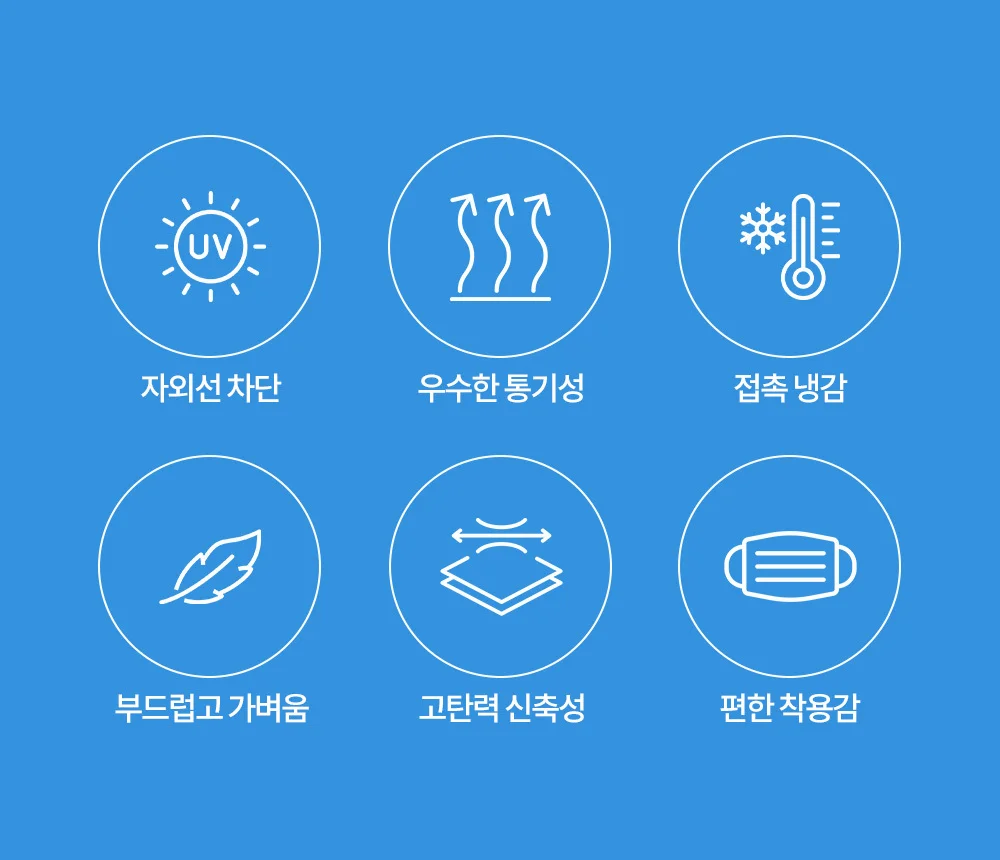 UPF 50+ 자외선 차단 풀페이스 목어깨 커버 마스크 상세4