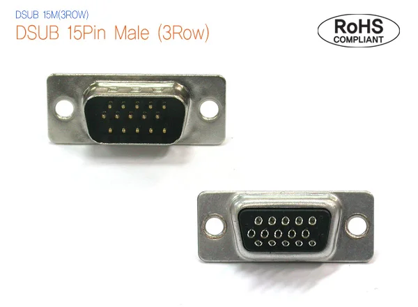 DVI 케이블 연장 젠더 D-sub 3열 15PIN M 젠더 상세1