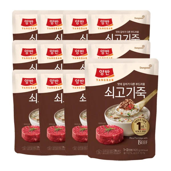 동원 양반 쇠고기죽 420g 12개 상세1