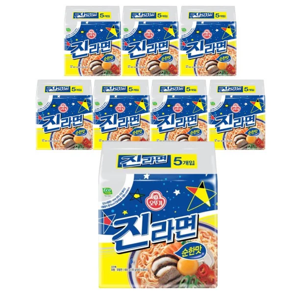 오뚜기 진라면 순한맛 멀티팩 (5개입) x 8팩 (총40개입) 상세1