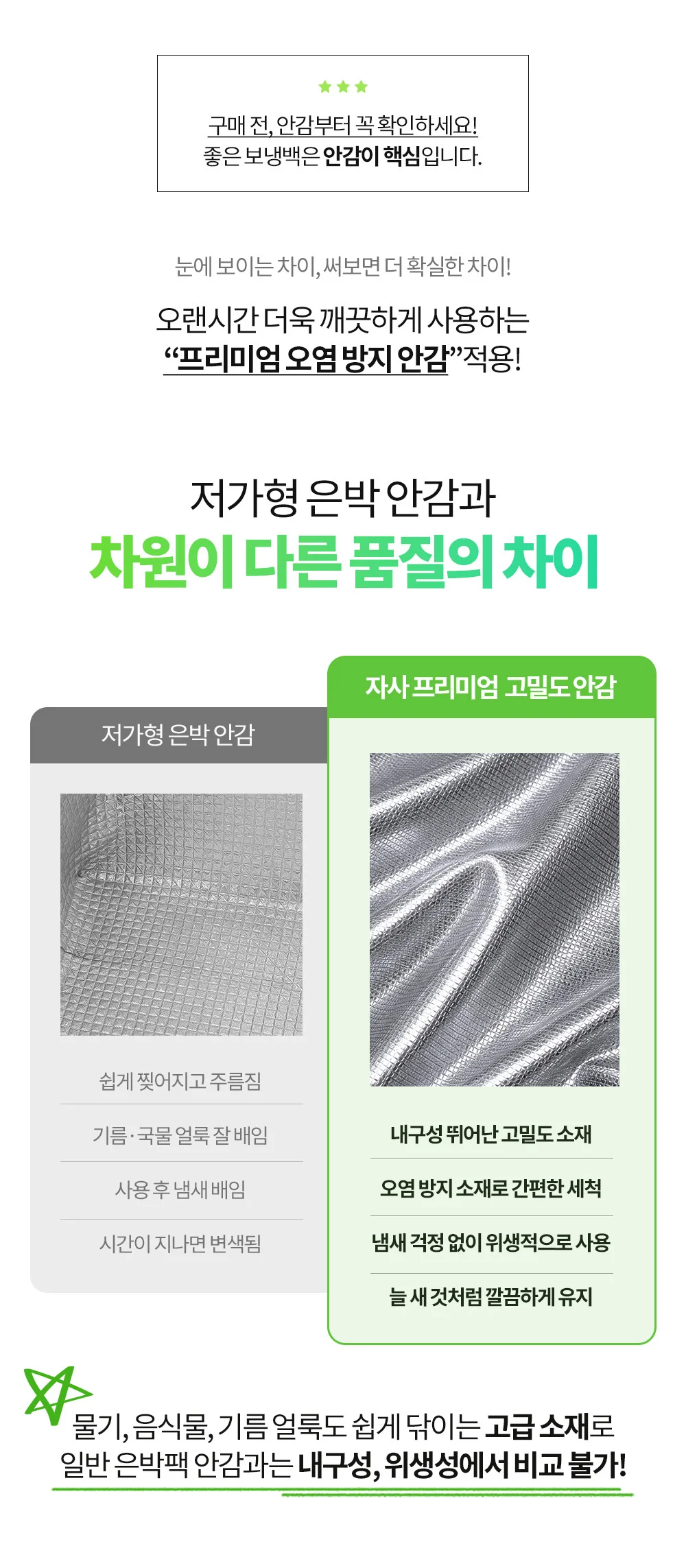 BEAR 보냉백 보온보냉가방 보냉가방 도시락가방 상세3