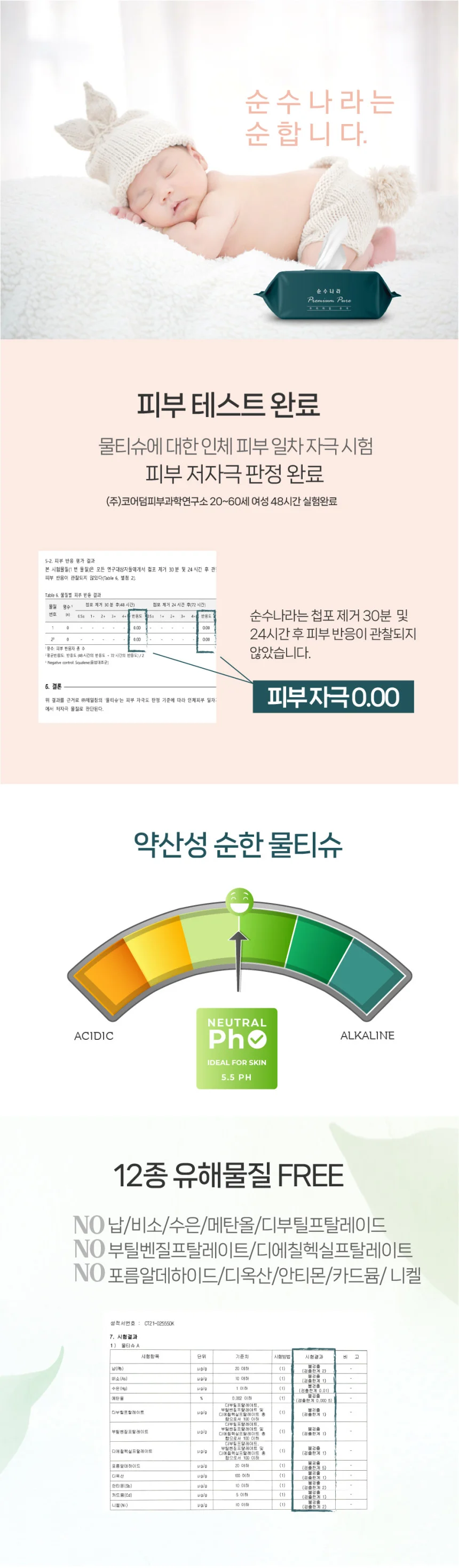 프리미엄 물티슈 100매 320g 박스 20개입 학습준비물 물티슈100매 순한물티슈 가성비좋은 상세4