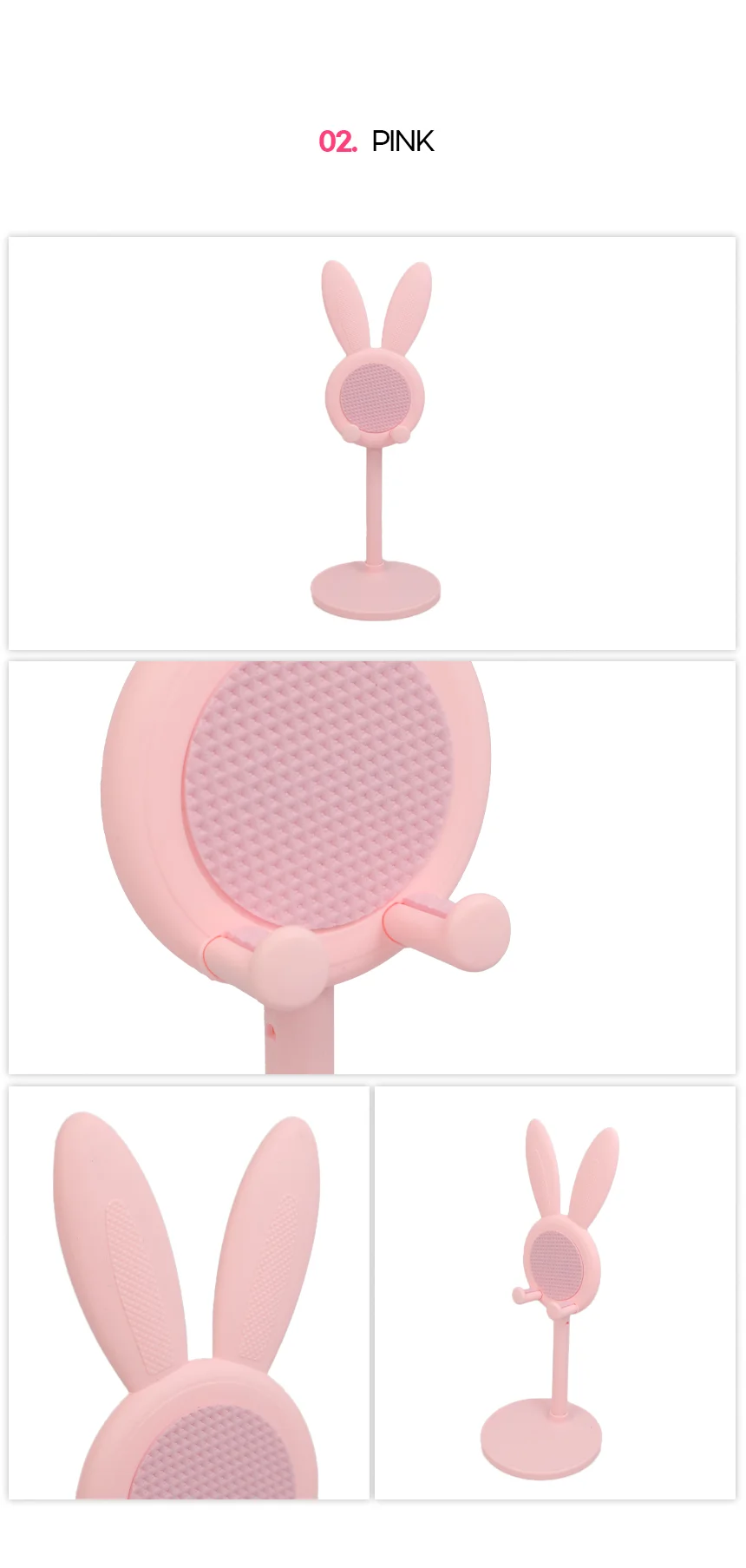 스마트폰 토끼스탠드 거치대 핸드폰거치대 핸드폰받침대 상세4