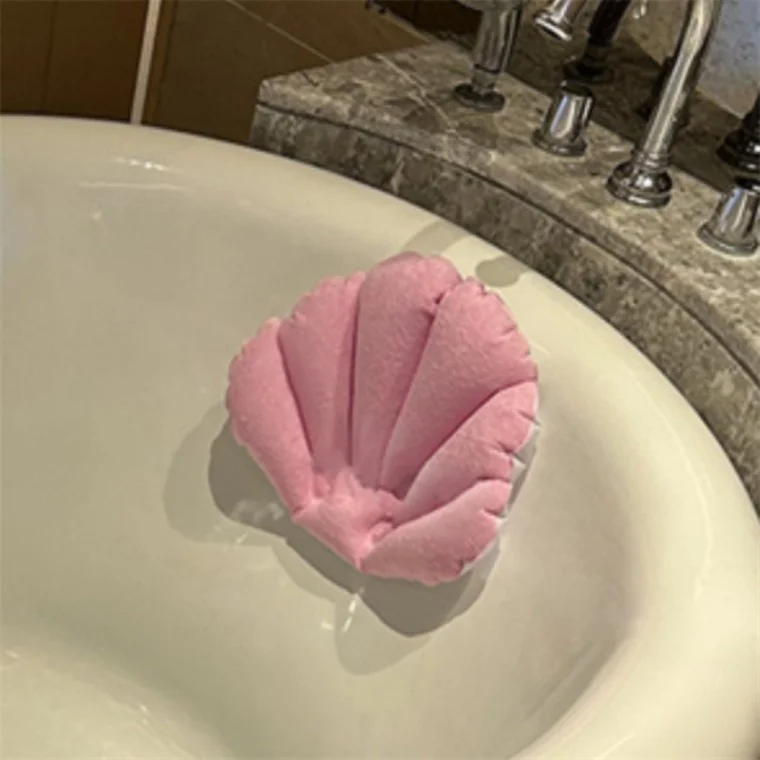 귀여운목배게 욕조 머리받침대 핑크