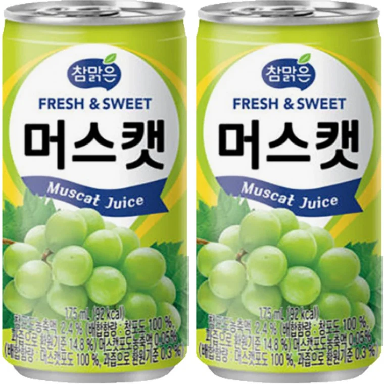대일 참맑은 머스캣 175ml x 60캔 (30캔x2박스)