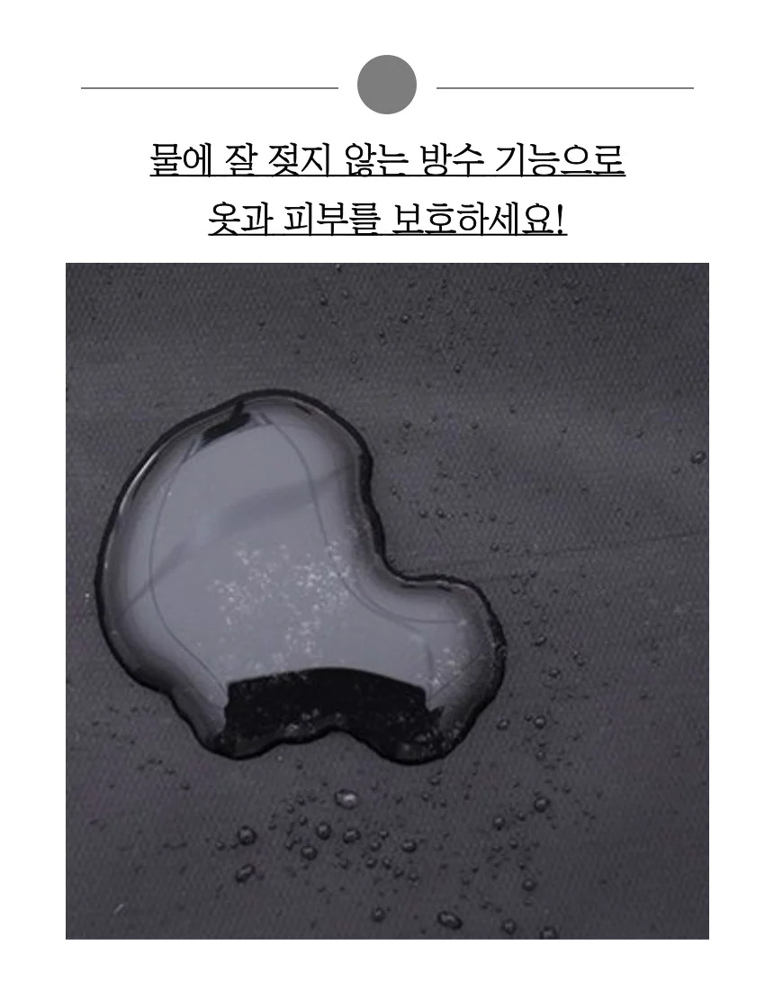 PVC 방수 앞치마 비닐 주방 카페 식당 (선인장) 상세4
