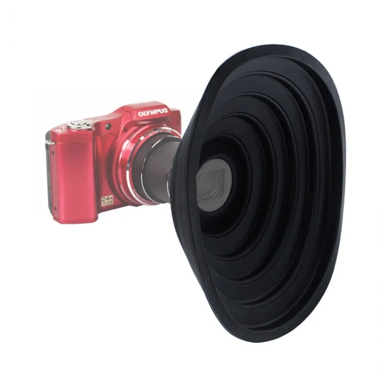 카메라 렌즈 후드 30mm 50mm 스커트 커버 반사광 제거